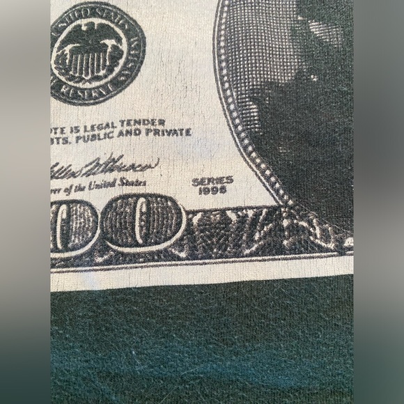 VTG 95’ Puff Daddy “It’s all about the Benjamin’s” double sided Tee Shirt. Rare. - Picture 3 of 10